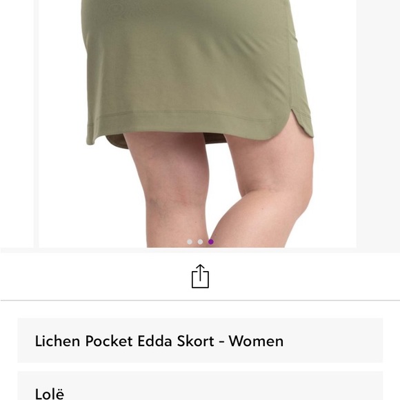 Lole skirt with attached shorts - Picture 2 of 5